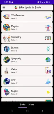 Ethio Grade 10 Books android App screenshot 6